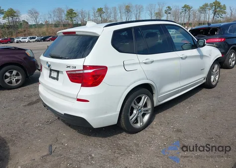 2014 BMW X3 xDrive35I из США, поврежденный, VIN 5UXWX7C59E0E76908
